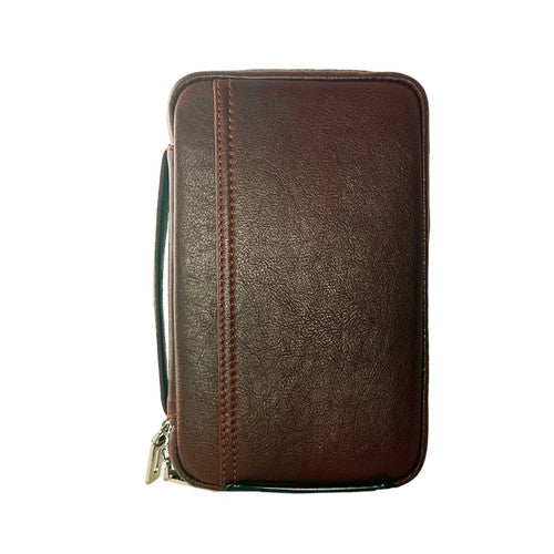 Peter James Travel Leather Case - Brown