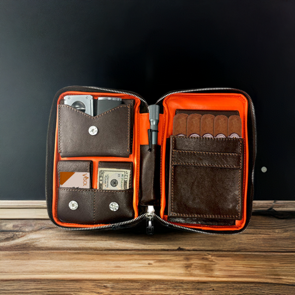 Peter James Leather Travel Cigar Holders – Casa de Monaco Peter James Leather Travel Cigar Holders – Casa de Monaco