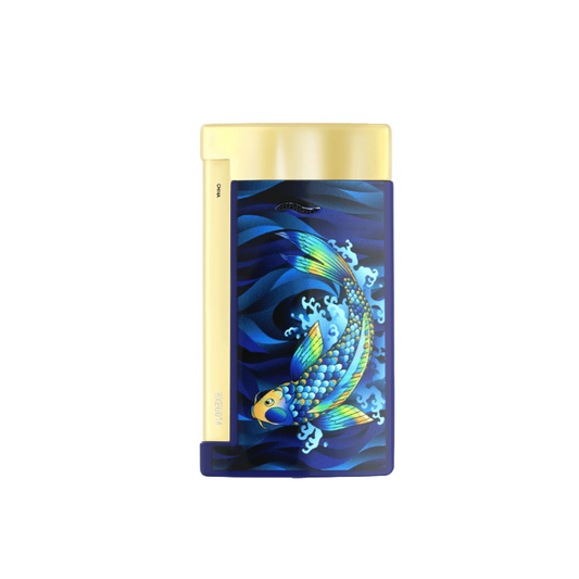 S.T. Dupont Slim 7 Koi Fish - Blue & Gold