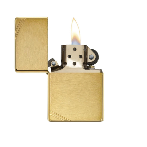 Zippo 240 Brass Vintage Brushed