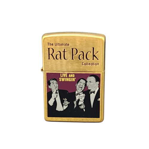 2004 Limited Edition Frank Sinatra Rat Pack Brass Zippo