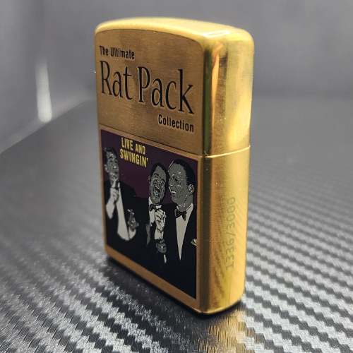 2004 Limited Edition Frank Sinatra Rat Pack Brass Zippo