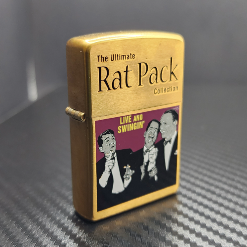 2004 Limited Edition Frank Sinatra Rat Pack Brass Zippo