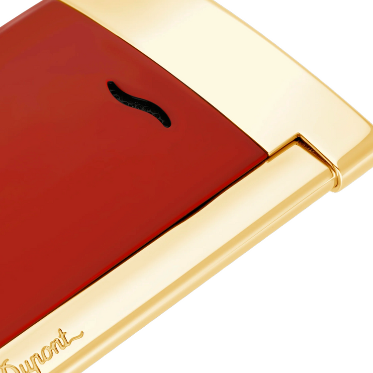 S.T. Dupont Slim 7 - Red & Gold