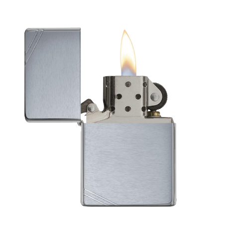 Zippo 230 Vintage Brushed Chrome