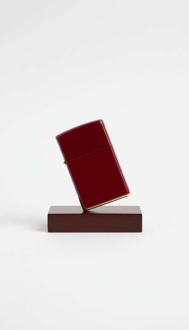 Heritage collection lighter in oxblood red